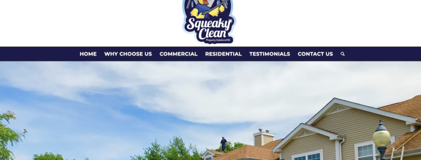 Squeaky Clean Property Solutions Designs Their New Website